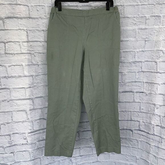 Croft & barrow petite stretch cotton blend pants sz 16P - Picture 1 of 7